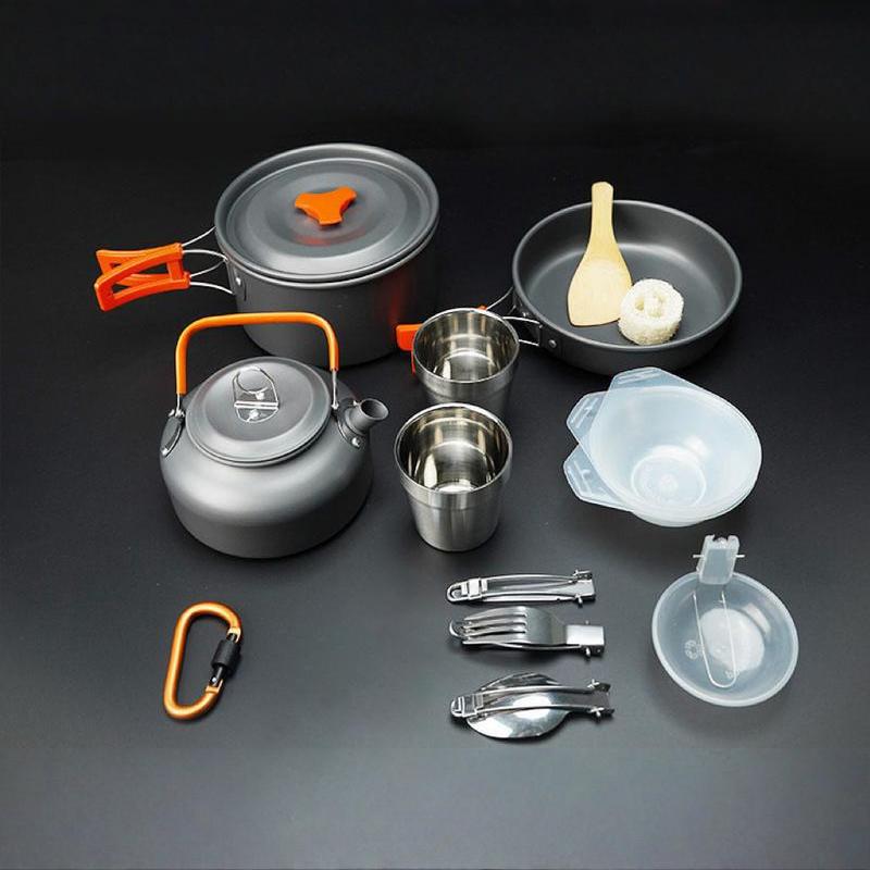 Hot Sales Camping Cookware Set - đánh giá và giá Camping Cooking Knife Set