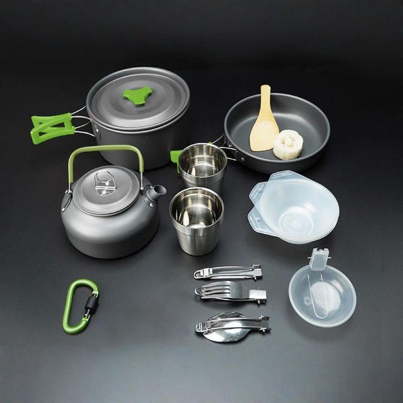 Hot Sales Camping Cookware Set - đánh giá và giá Camping Cooking Knife Set