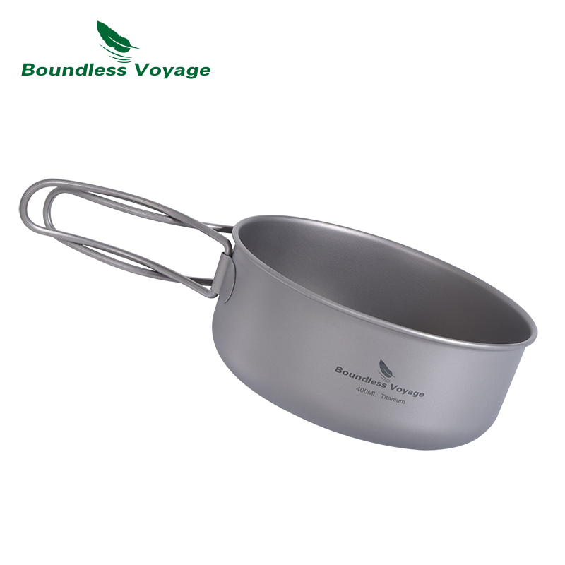 Boundless Voyage Titanium Pot  - đánh giá và giá Camping Cooking Mess Kit