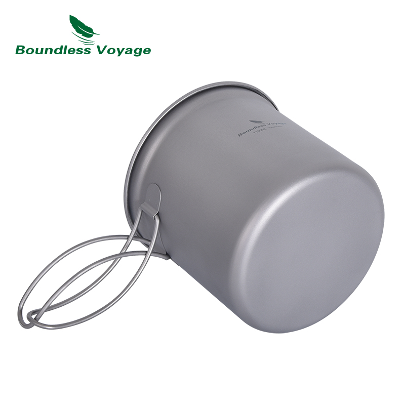 Boundless Voyage Titanium Pot  - đánh giá và giá Camping Cooking Mess Kit